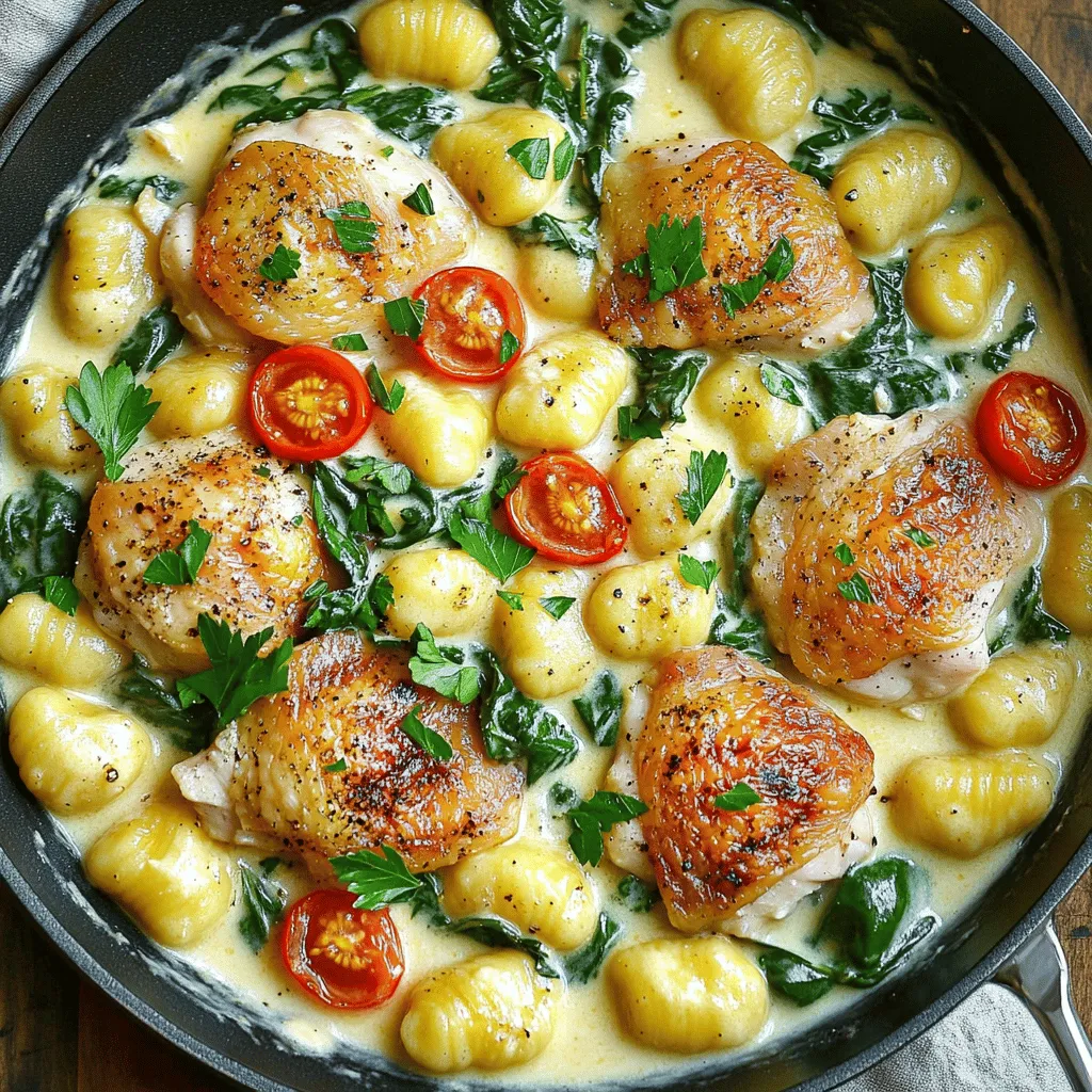 In the realm of comfort food, few dishes can match the heartwarming embrace of a creamy chicken and gnocchi delight. This dish combines tender chicken thighs, pillowy gnocchi, and a luscious sauce that envelops your taste buds in deliciousness. Whether you’re looking to impress guests or simply want something comforting after a long day, this recipe is a go-to option that checks all the boxes.