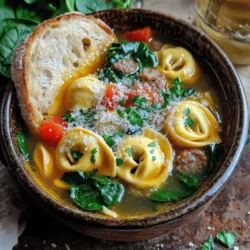 Hearty Sausage Tortellini Soup: A Comforting Classic