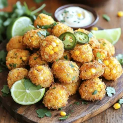 When it comes to mouthwatering snacks that can elevate any gathering, Jalapeño Corn Nuggets are a standout choice. These delightful bites combine the sweetness of corn with the zesty kick of jalapeño, creating a flavor profile that is both exciting and comforting. Imagine sinking your teeth into a crispy exterior that gives way to a soft, flavorful center, perfectly balancing sweetness and spice. Whether served as an appetizer at a party, a side dish for a festive meal, or a delightful snack to enjoy during movie night, Jalapeño Corn Nuggets cater to a variety of palates and occasions.