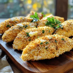 Garlic Parmesan Chicken Tenders: A Flavorful Family Favorite