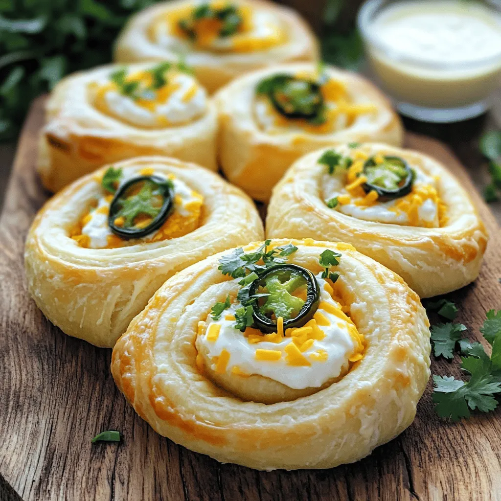 When it comes to appetizers, the Skillet Jalapeno Popper Rolls stand out due to their unique flavor profile that appeals to a wide range of palates. The combination of creamy and spicy elements creates a harmonious blend that is both comforting and exciting. The cream cheese provides a rich, velvety texture that complements the sharpness of cheddar cheese, while the jalapenos add a zesty punch that awakens the taste buds. Each bite delivers a delightful contrast between the smooth filling and the flaky exterior, making them a satisfying snack or starter.