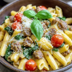 Indulge in Creamy Italian Sausage Pasta: A Hearty and Flavorful Recipe