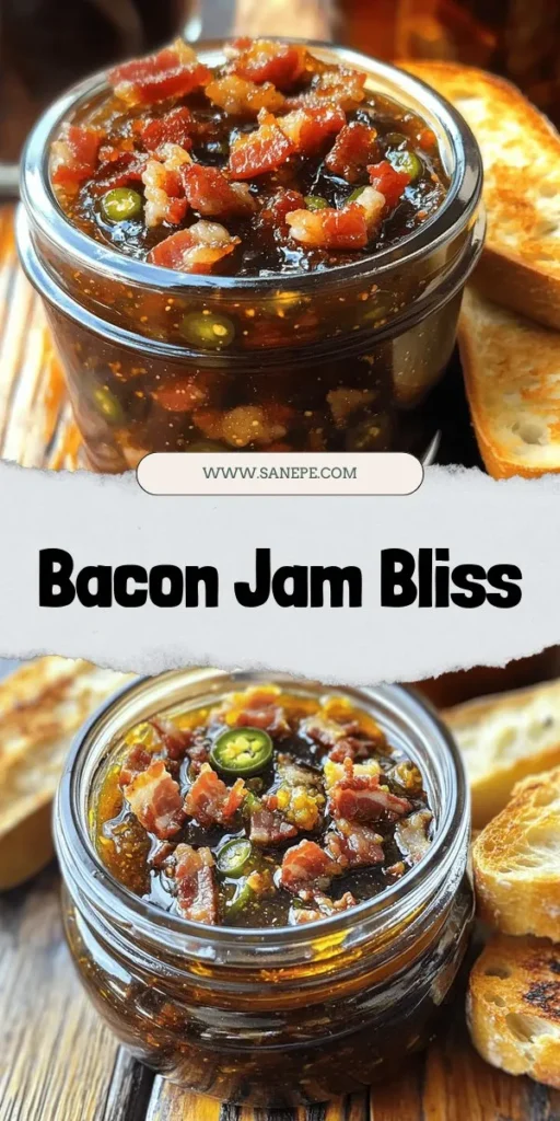 Elevate your culinary game with this irresistible jalapeño bacon jam recipe! This savory delight blends crispy bacon, sweet brown sugar, and zesty jalapeños, creating a unique condiment that enhances everything from burgers to breakfast. Discover the step-by-step process to make your own at home and impress your guests with this gourmet treasure. Click through now to explore the full recipe and serve up a taste sensation everyone will love!