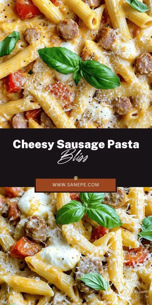 Discover the ultimate comfort food with our Cheesy Sausage Pasta recipe! This hearty dish combines flavorful Italian sausage, creamy cheese, and tender penne pasta for a delightful meal that satisfies all ages. Perfect for busy weeknights or family gatherings, this recipe is easy to follow and can be customized with your favorite ingredients. Click through to elevate your cooking and enjoy a taste of comfort that everyone will love!