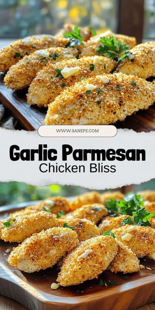 Indulge in the irresistible flavor of Garlic Parmesan Chicken Tenders, a family favorite that’s both easy to make and incredibly delicious. With juicy chicken coated in a crispy garlic and Parmesan crust, this recipe is perfect for busy weeknights or special gatherings. Your loved ones will be asking for seconds! Click through to discover the full recipe and tips for serving these mouthwatering tenders at your next meal.