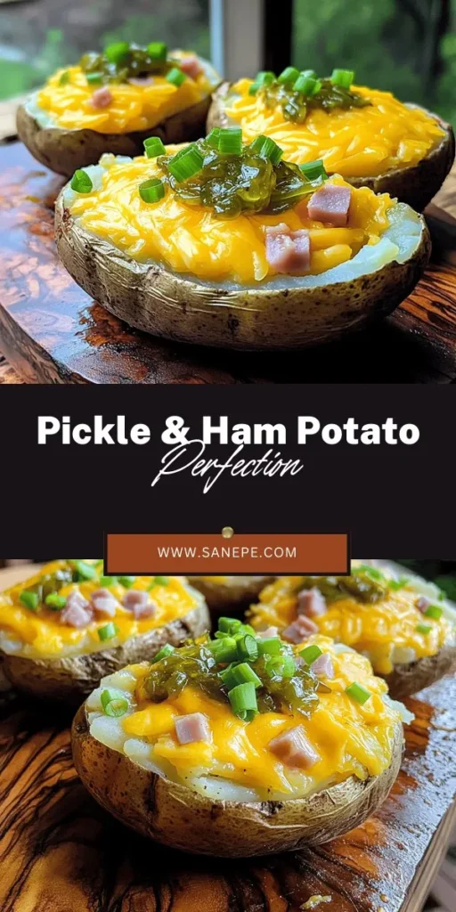 Indulge in a delicious twist on a classic favorite with Dill Pickle & Ham Twice Baked Potatoes! This mouthwatering recipe combines fluffy russet potatoes with savory ham, tangy dill pickle relish, and creamy cheddar cheese for a truly irresistible dish. Perfect for family dinners or gatherings, these twice-baked potatoes offer a burst of flavor in every bite. Click through to explore this unique recipe and make your next meal extraordinary!