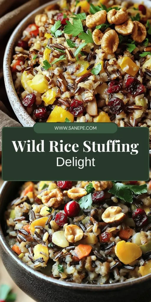 Discover the delightful flavors of Forest Harvest Wild Rice Stuffing, the perfect hearty side dish for your next meal. This easy-to-follow recipe combines nutty wild rice with vibrant vegetables, mushrooms, and aromatic herbs, resulting in an unforgettable taste experience. Packed with nutrition and suitable for any gatherings, it's a comforting addition to your table. Click to explore the full recipe and elevate your dining experience today!