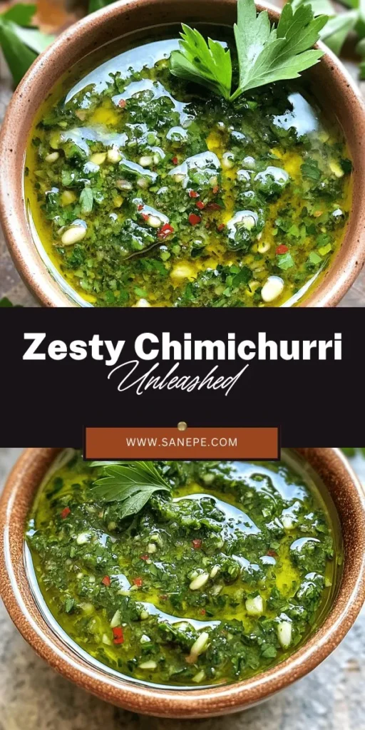 Unlock the zesty magic of chimichurri with this easy recipe that adds vibrant flavor to any dish! Originating from Argentina, this tangy sauce elevates grilled meats, roasted veggies, and salads alike. Dive into the world of fresh herbs, garlic, and olive oil to create a delicious chimichurri in just 40 minutes. Perfect for impressing your friends and family, click through to explore the full recipe and make mealtime extraordinary!