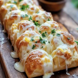 Imagine the aroma of freshly baked bread wafting through your kitchen, inviting everyone to gather around the table and share a deliciously indulgent treat. Homemade cheesy garlic pull-apart bread is not just a dish; it’s a comforting experience that brings friends and family together. This recipe transforms simple ingredients into a warm, gooey, and flavorful bread that’s perfect for any occasion, whether it’s a casual family dinner, a festive gathering, or a game night with friends.