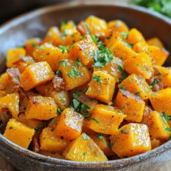 Maple Bacon Butternut Squash Delight: A Perfect Fall Recipe